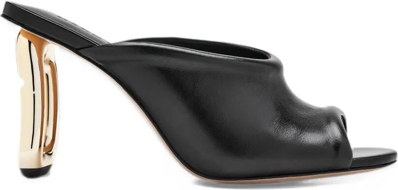 Marc Jacobs leather Pop J Marc mules Zwart