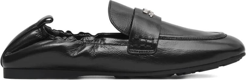 Marc Jacobs Leren loafers met logoplakkaat Zwart