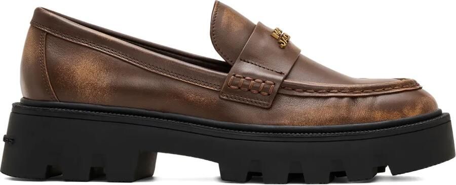 Marc Jacobs Loafers met logoplakkaat Bruin