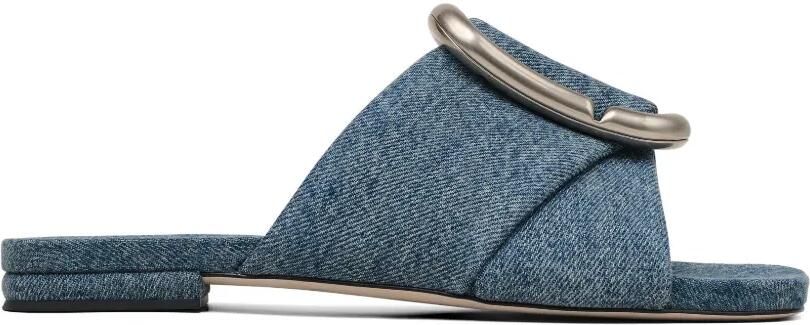 Marc Jacobs Pop J Marc denim sandalen Blauw
