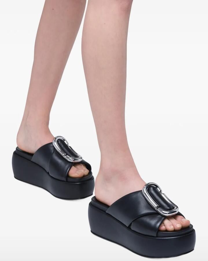 Marc Jacobs Pop J Marc sandalen met plateauzool Zwart - Foto 3