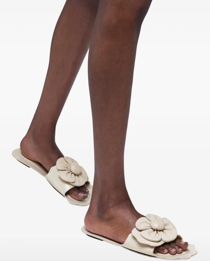Marc Jacobs Sandalen met bloemenapplicatie Beige - Foto 3