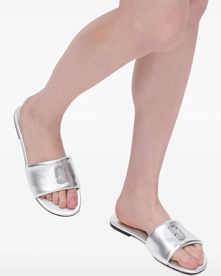 Marc Jacobs Sandalen met metallic-effect Zilver - Foto 3