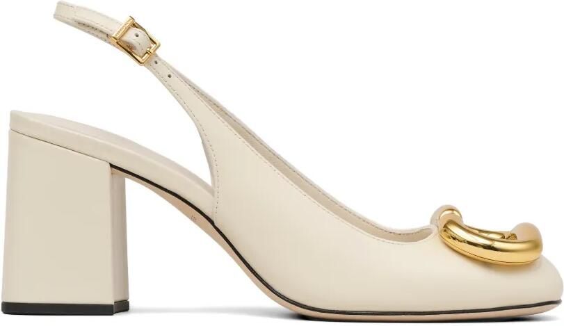 Marc Jacobs Slingback pumps met vierkante neus Beige