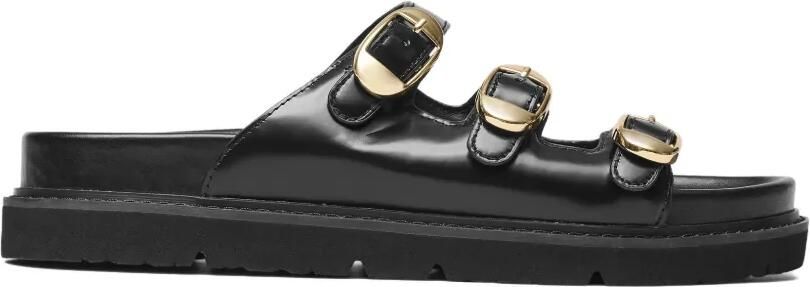 Marc Jacobs Slippers met gesp Zwart