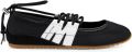 Marc Jacobs The 400 Bleeckerina ballerina's Zwart - Zwart