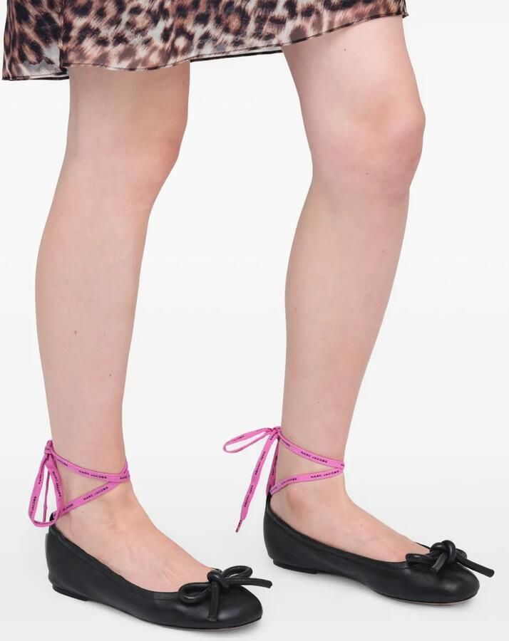 Marc Jacobs The Bow ballerina's Zwart - Foto 3