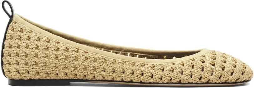 Marc Jacobs The Crochet Ballerina's met veters Beige