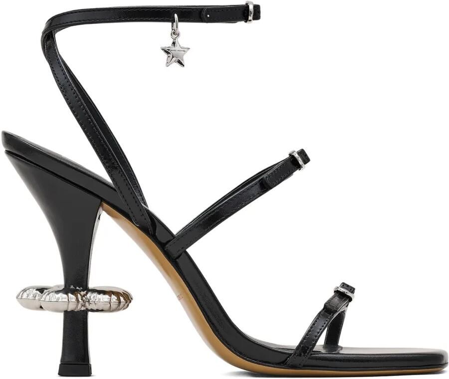 Marc Jacobs The Daisy sandalen met hak Zwart