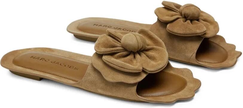 Marc Jacobs The Daisy suède sandalen Beige