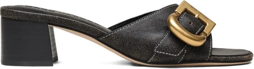 Marc Jacobs The Doll Buckle sandalen met hak Zwart