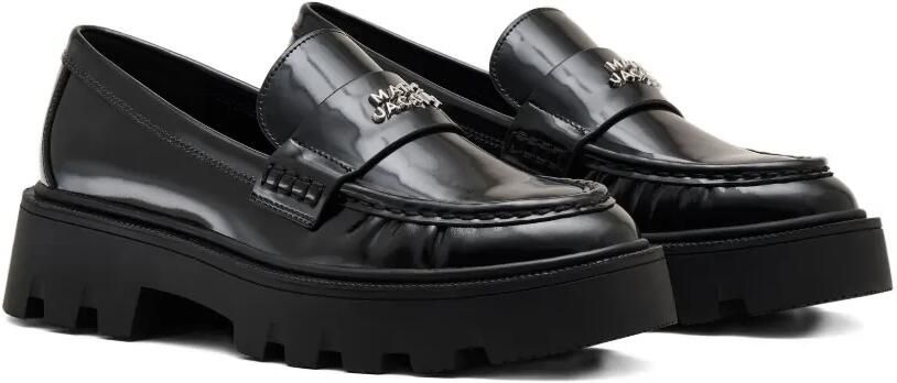 Marc Jacobs The Frankie loafers met plateauzool en logoplakkaat Zwart - Foto 5
