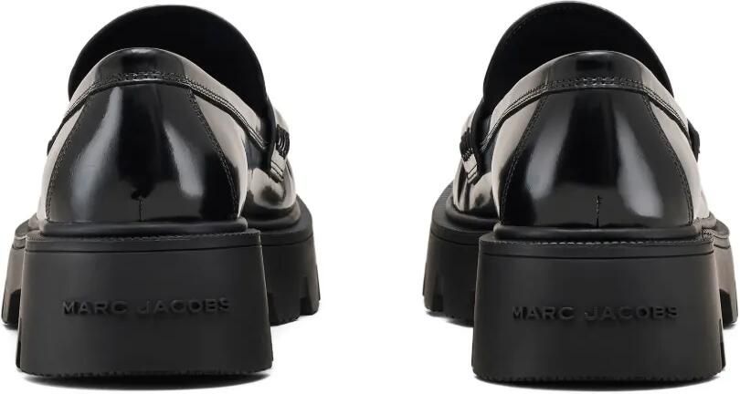 Marc Jacobs The Frankie loafers met plateauzool en logoplakkaat Zwart - Foto 4