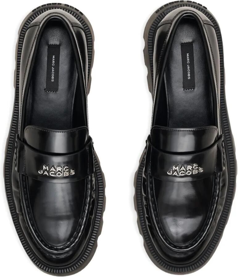 Marc Jacobs The Frankie loafers met plateauzool en logoplakkaat Zwart - Foto 2