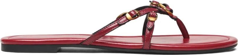Marc Jacobs The Kiki leren sandalen Rood