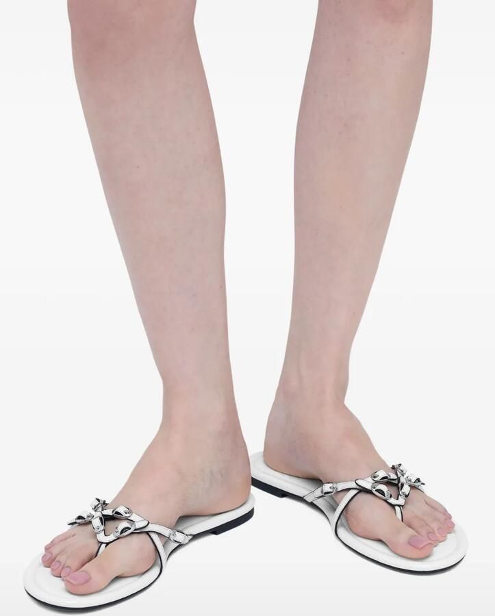 Marc Jacobs The Kiki leren sandalen Wit - Foto 4