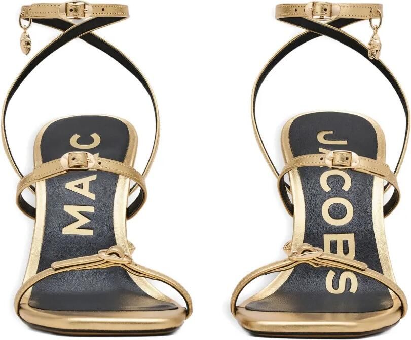 Marc Jacobs The Metallic Leather Daisy sandalen Goud - Foto 5