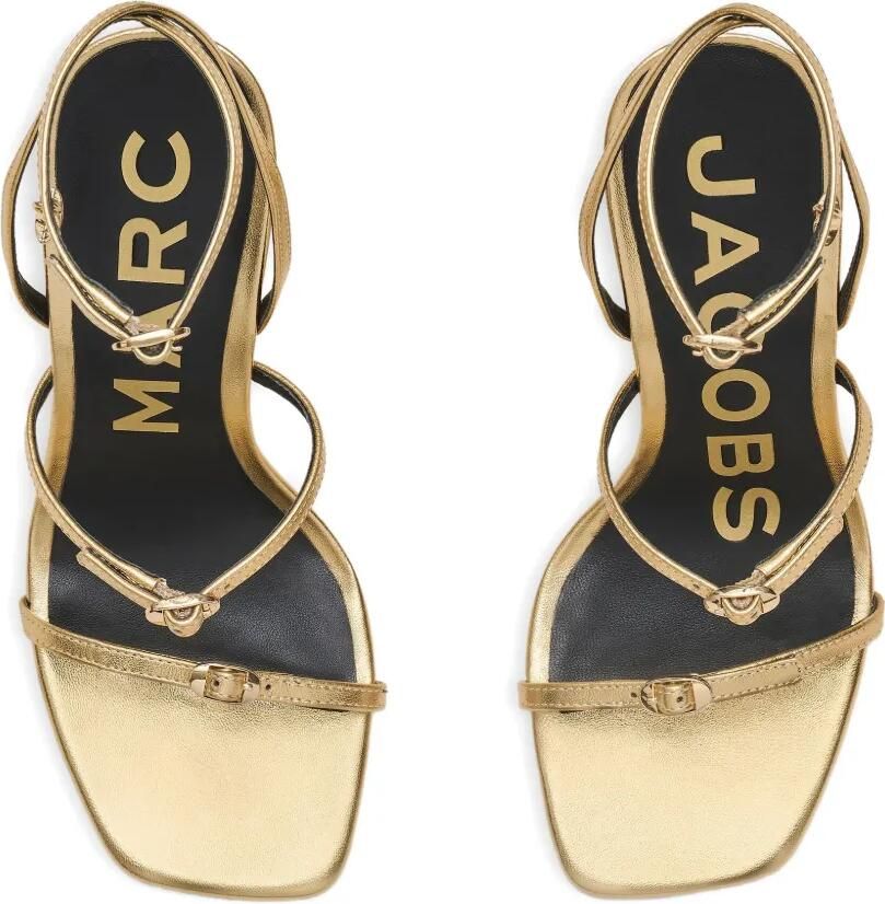 Marc Jacobs The Metallic Leather Daisy sandalen Goud - Foto 2