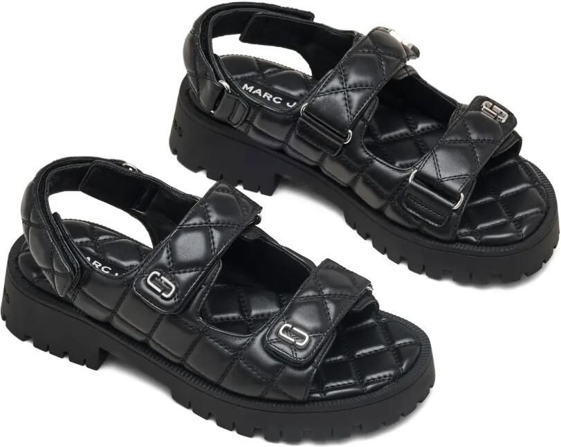 Marc Jacobs The Quilted Sunny sandalen Zwart