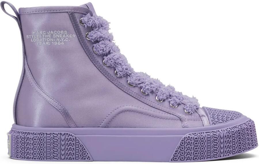 Marc Jacobs The Satin high-top sneakers Paars