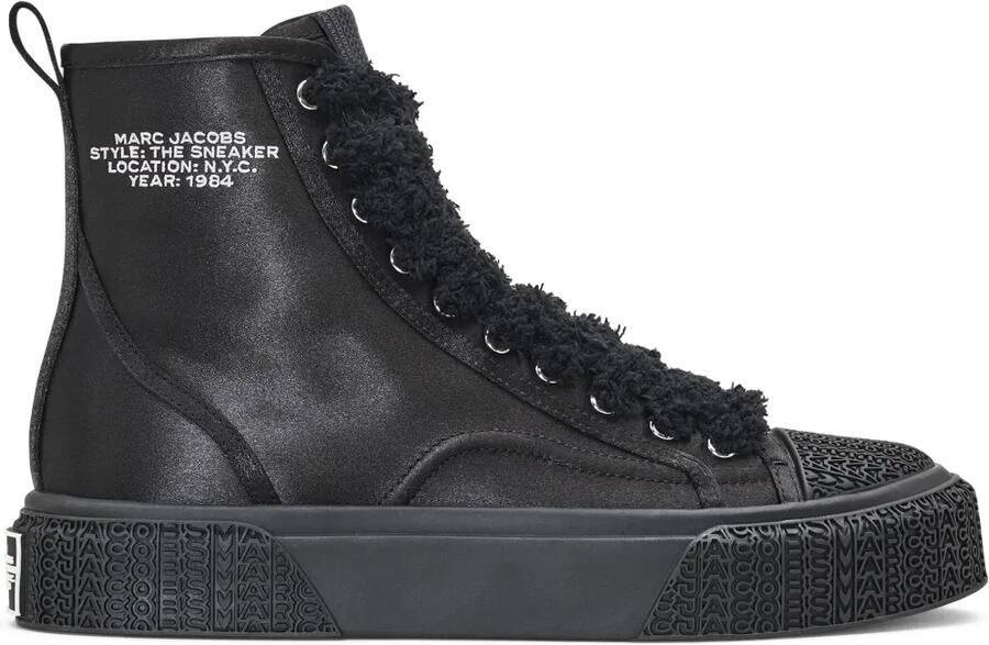 Marc Jacobs The Satin high-top sneakers Zwart