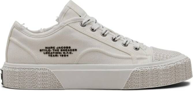 Marc Jacobs Sneakers met logo-reliëf Wit