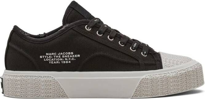 Marc Jacobs Sneakers met logo-reliëf Zwart