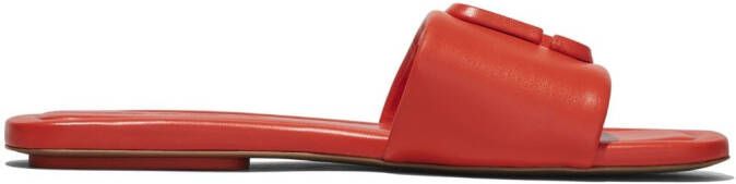 Marc Jacobs The J Marc leren slippers Rood