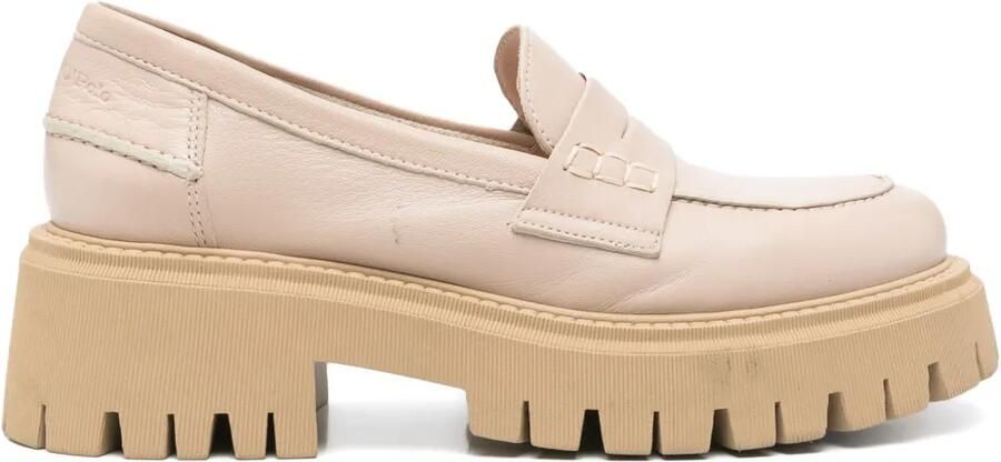 Marc O'Polo 50 mm Alma leren loafers Beige