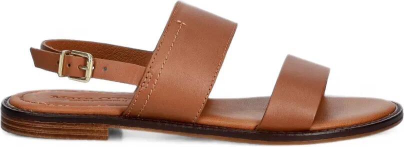 Marc O'Polo Leren sandalen Bruin