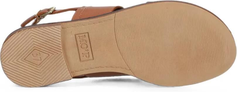Marc O'Polo Leren sandalen Bruin - Foto 5