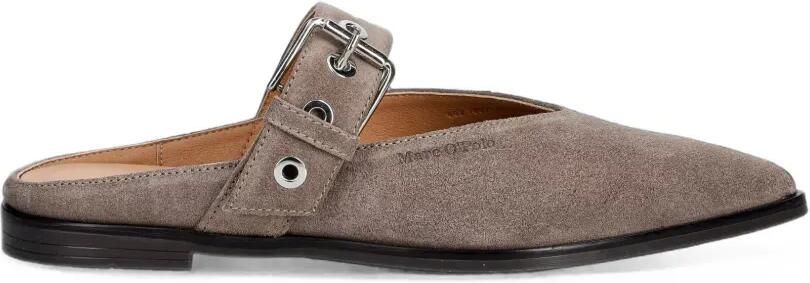 Marc O'Polo buckle-fastening pointed-toe mules Beige