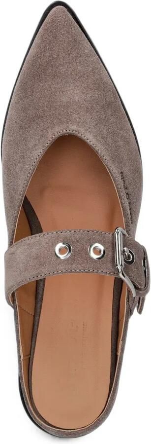 Marc O'Polo buckle-fastening pointed-toe mules Beige - Foto 4