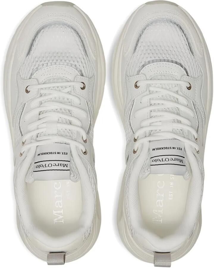 Marc O'Polo Chunky sneakers met mesh vlakken Wit - Foto 2