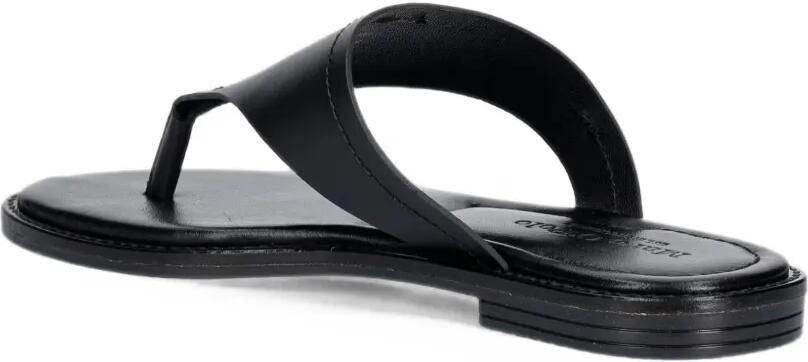 Marc O'Polo Leren sandalen met logo-reliëf Zwart - Foto 4