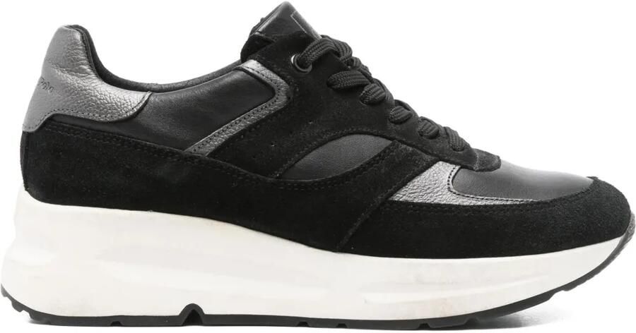 Marc O'Polo Leren sneakers Zwart