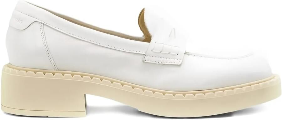 Marc O'Polo Loafers met blokhak Wit