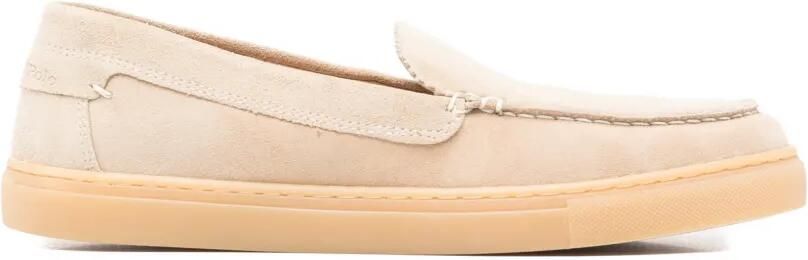 Marc O'Polo Loafers met ronde neus Beige