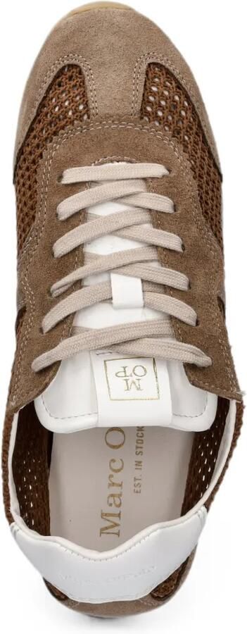Marc O'Polo Mesh sneakers met suède vlakken Bruin - Foto 4