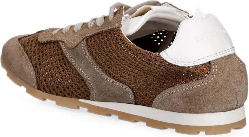 Marc O'Polo Mesh sneakers met suède vlakken Bruin - Foto 2