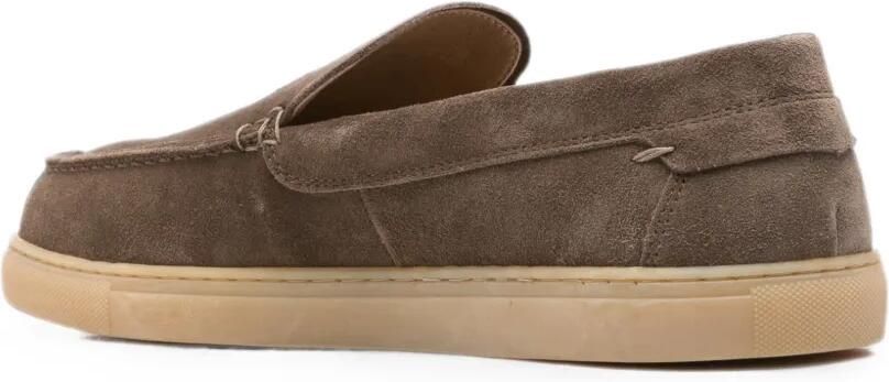 Marc O'Polo Model Check suède loafers Bruin - Foto 3