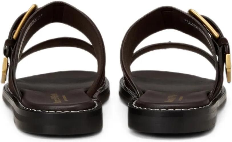 Marc O'Polo Sandalen met dubbele bandjes en gespsluiting Bruin - Foto 4