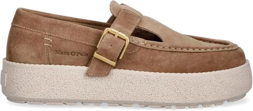 Marc O'Polo Schoenen met plateauzool Beige