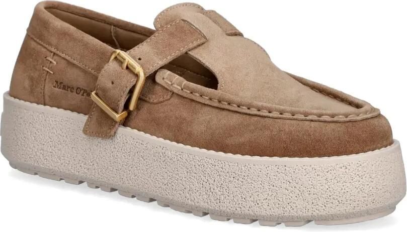 Marc O'Polo Schoenen met plateauzool Beige - Foto 3