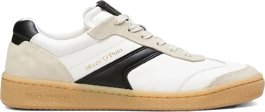 Marc O'Polo Sneakers met vlakken Wit
