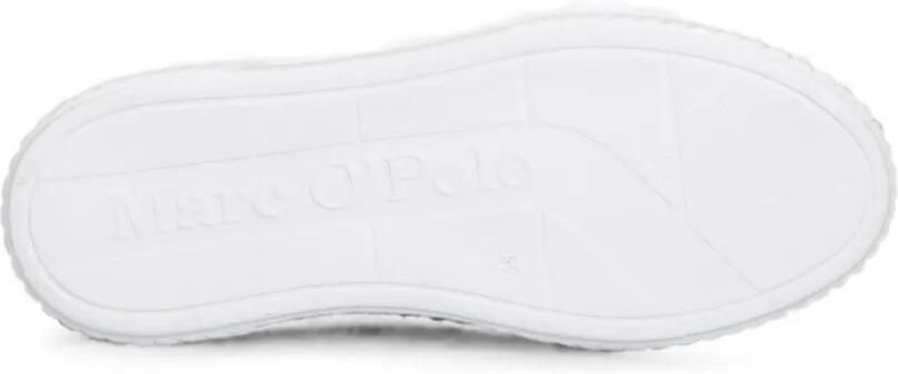 Marc O'Polo Sneakers met zebraprint en vlakken Wit - Foto 5