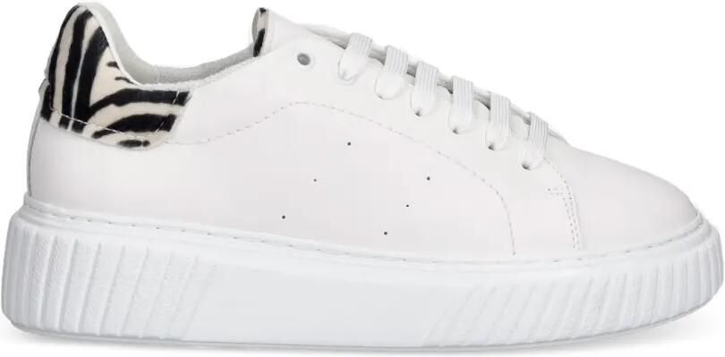 Marc O'Polo Sneakers met zebraprint en vlakken Wit - Foto 3