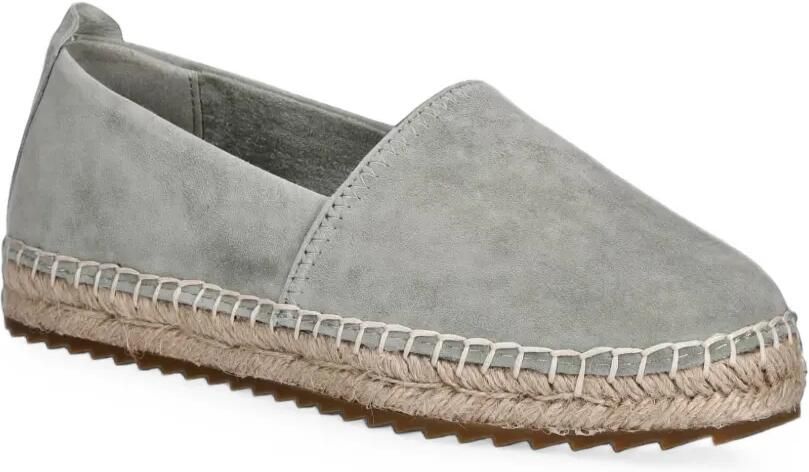 Marc O'Polo Suède espadrilles met stiksels Groen - Foto 4