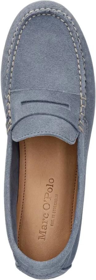 Marc O'Polo Suède loafers Blauw - Foto 4
