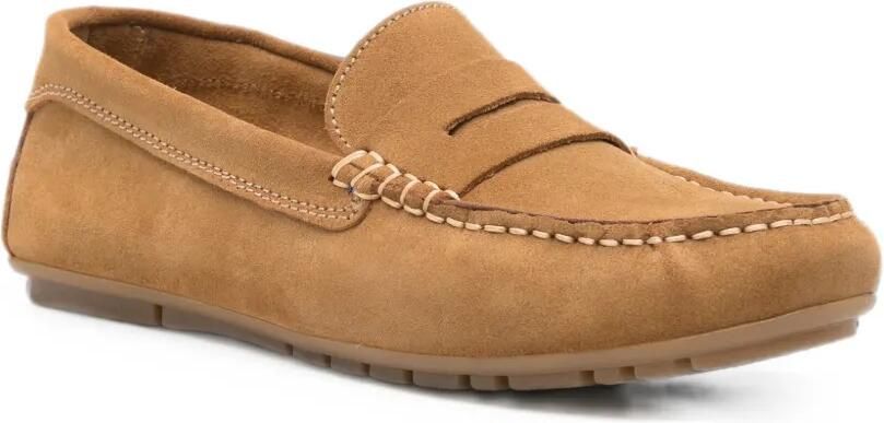 Marc O'Polo Suède loafers Bruin - Foto 3